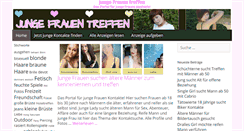 Desktop Screenshot of jungefrauentreffen.com
